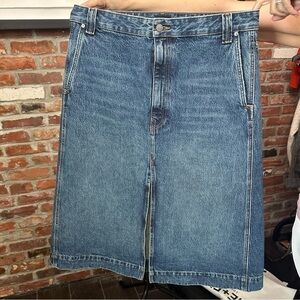 KHAITE denim skirt NWOT